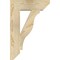 Ekena Millwork Funston Slat Rough Sawn Bracket, Douglas Fir, 4"W x 16"D x 24"H BKT04X16X24FST06RDF - alternate 3